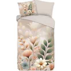 Good Morning Bloemenveld Dekbedovertrek Zand-Lits-jumeaux (240 X 200/220 Cm) -Leen Bakker Winkel 0029084cc7e1479c8fd697e0e21e3e16 2