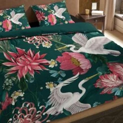 Pure Dekbedovertrek Kraanvogels-Lits-jumeaux (240 X 200/220 Cm) -Leen Bakker Winkel 01843e74a84c4222a28d262092aa5c0e 1