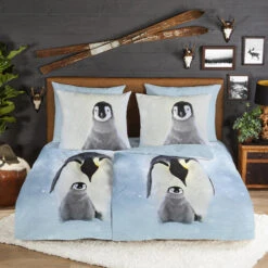 Good Morning Pinguïns Flanel Debedovertrek Multi-Lits-jumeaux (270 X 200/220 Cm) 9 Good Morning Pinguïns Flanel Debedovertrek Multi-Lits-jumeaux (270 X 200/220 Cm) -Leen Bakker Winkel 044f736ae73d4f80aaa9d4b1d019b734