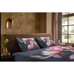 Pure Blossom Dekbedovertrek Antraciet-1-persoons (140 X 200/220 Cm) -Leen Bakker Winkel 06d1921387bc4cc6b85c5df323e02549