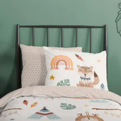 Good Morning Remi Kinderdekbedovertrek Zand -Leen Bakker Winkel 0903c88487424ca68a759e4f5d2f1012