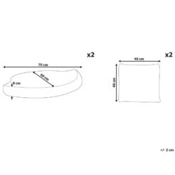 Beliani Kussenovertrek CAPRI - Grijs Polyester 8 Beliani Kussenovertrek CAPRI - Grijs Polyester -Leen Bakker Winkel 099cb918c8b84989a9237e6a0403d784