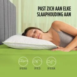 Vitapur Hoofdkussen - Hoofdkussen Nekklachten - Slaapkussen - 50x70 Cm -Leen Bakker Winkel 0b945f214cef4f21b99ee41ace936172