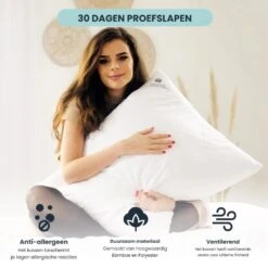 Troonz Hoofdkussen Six Bamboe - 60 X 70 Cm -Leen Bakker Winkel 0eb9a0edf2d044649c6a70923178294c