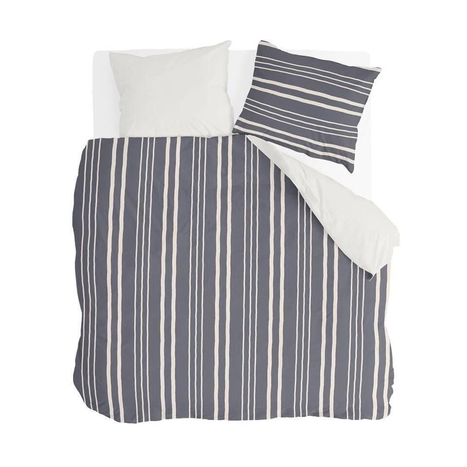 Byrklund - Dekbedovertrek Steady Stripes - 240x220 Cm - Blauw 3 Byrklund - Dekbedovertrek Steady Stripes - 240x220 Cm - Blauw