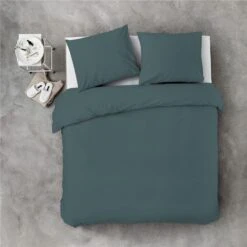 Byrklund - Dekbedovertrek Sleep Softly - 140x220 Cm - Groen -Leen Bakker Winkel 1000012927 0102