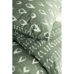 Walra Dekbedovertrek Remade Turned Cones - Groen - 140x220 Cm 8 Walra Dekbedovertrek Remade Turned Cones - Groen - 140x220 Cm -Leen Bakker Winkel 1000012931 0102