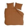 Byrklund - Dekbedovertrek Sleep Softly - 200x220 Cm - Cognac -Leen Bakker Winkel 1000012946