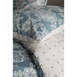 Walra - Dekbedovertrek Country Love - 200x220 Cm - Petrol -Leen Bakker Winkel 1000012950 0102