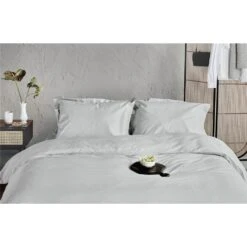 Walra - Dekbedovertrek Forever Cotton - 140x220 Cm - Licht Grijs -Leen Bakker Winkel 1000018410 0102