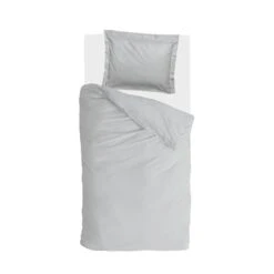 Walra - Dekbedovertrek Forever Cotton - 140x220 Cm - Licht Grijs