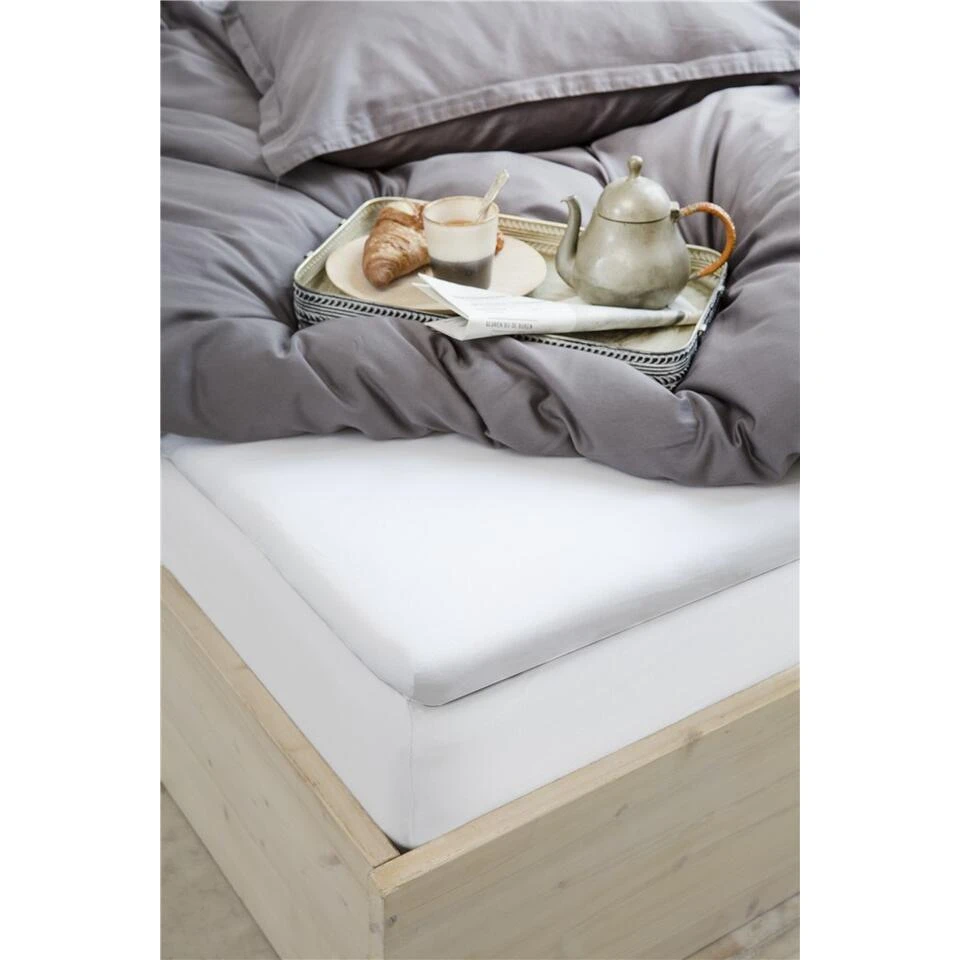 Walra - Molton Cotton Cover - 90x200 Cm - Wit 6 Walra - Molton Cotton Cover - 90x200 Cm - Wit - Afbeelding 4