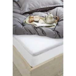 Walra - Molton Cotton Cover - 180x220 Cm - Wit -Leen Bakker Winkel 1000018448 0103