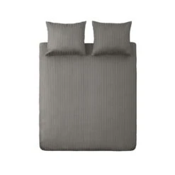 Ten Cate 100% Katoensatijnen Lits Jumeaux Dekbedovertrek - 240x200/220 - Taupe -Leen Bakker Winkel 1000023913 0101