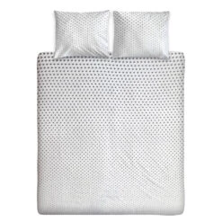 Ten Cate Katoenen Eenpersoons Dekbedovertrek - 140x200/220 - Wieber Antraciet