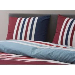 Ten Cate Katoenen Tweepersoons Dekbedovertrek - 200x200/220 - Trone Stripe -Leen Bakker Winkel 1000023918 0111