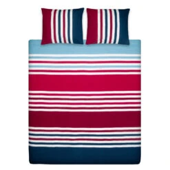 Ten Cate Katoenen Tweepersoons Dekbedovertrek - 200x200/220 - Trone Stripe