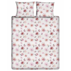 Ten Cate Katoenen Lits Jumeaux Dekbedovertrek - 240x200/220 - Pastry Pink