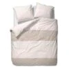 Ten Cate Katoenen Tweepersoons Dekbedovertrek - 200x200/220 - Cannes Off-White 1 Ten Cate Katoenen Tweepersoons Dekbedovertrek - 200x200/220 - Cannes Off-White -Leen Bakker Winkel 1000023939