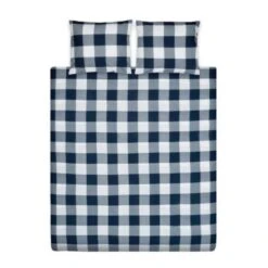 Ten Cate Katoenen Tweepersoons Dekbedovertrek - 200x200/220 - Milo Marine