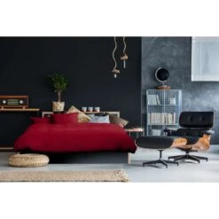 Ten Cate 100% Katoensatijnen Eenpersoons Dekbedovertrek - 140x200/220 - Rood -Leen Bakker Winkel 1000023968 0110