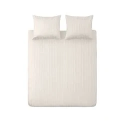 Ten Cate 100% Katoensatijnen Tweepersoons Dekbedovertrek - 200x200/220 - Naturel -Leen Bakker Winkel 1000023985 0101