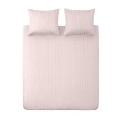 Ten Cate 100% Katoensatijnen Eenpersoons Dekbedovertrek - 140x200/220 - Roze