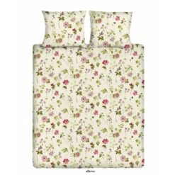 Ten Cate Katoenen Tweepersoons Dekbedovertrek - 200x200/220 - Flowers All-Over