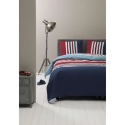 Ten Cate Katoenen Eenpersoons Dekbedovertrek - 140x200/220 - Trone Stripe -Leen Bakker Winkel 1000024031 0110