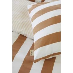 Walra - Dekbedovertrek Classic Stripe - 200x220 Cm - Cognac 8 Walra - Dekbedovertrek Classic Stripe - 200x220 Cm - Cognac -Leen Bakker Winkel 1000024965 0102