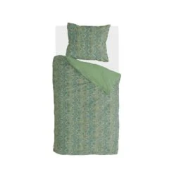 Byrklund - Dekbedovertrek Scary Snake - 140x220 Cm - Groen