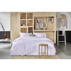 Walra - Dekbedovertrek Little Daisies - 200x220 Cm - Lila -Leen Bakker Winkel 1000024982 0103