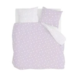 Walra - Dekbedovertrek Little Daisies - 200x220 Cm - Lila