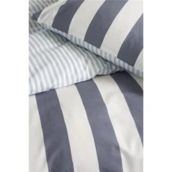 Walra - Dekbedovertrek Classic Stripe - 140x220 Cm - Blauw -Leen Bakker Winkel 1000024986 0102