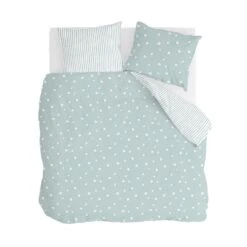 Walra - Dekbedovertrek Little Daisies - 200x220 Cm - Mint