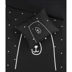 Kidzroom Bear Dekbedovertrek - 140x200 - Zwart 8 Kidzroom Bear Dekbedovertrek - 140x200 - Zwart -Leen Bakker Winkel 1000025142 0102