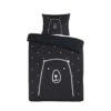 Kidzroom Bear Dekbedovertrek - 140x200 - Zwart -Leen Bakker Winkel 1000025142