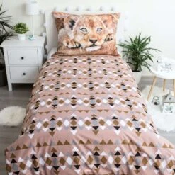 Animal Pictures Dekbedovertrek Leeuw - Eenpersoons -140 X 200 Cm - Katoen -Leen Bakker Winkel 1000025437 0103