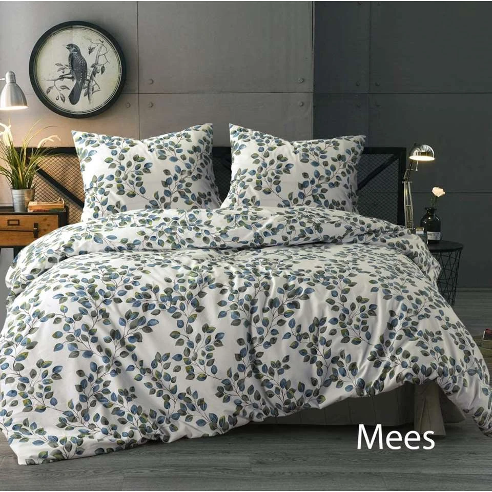 Day Dream Dekbedovertrek Mees - 200x200/220cm - Groen 4 Day Dream Dekbedovertrek Mees - 200x200/220cm - Groen - Afbeelding 2
