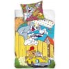 Tom & Jerry Dekbedovertrek Happy - 140 X 200 Cm + 60 X 70 Cm - Katoen -Leen Bakker Winkel 1000028601