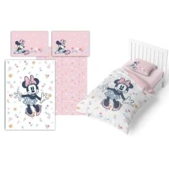 Disney Minnie Mouse Dekbedovertrek Flower Power - 140 X 200 Cm - Katoen 6 Disney Minnie Mouse Dekbedovertrek Flower Power - 140 X 200 Cm - Katoen -Leen Bakker Winkel 1000028730 0101