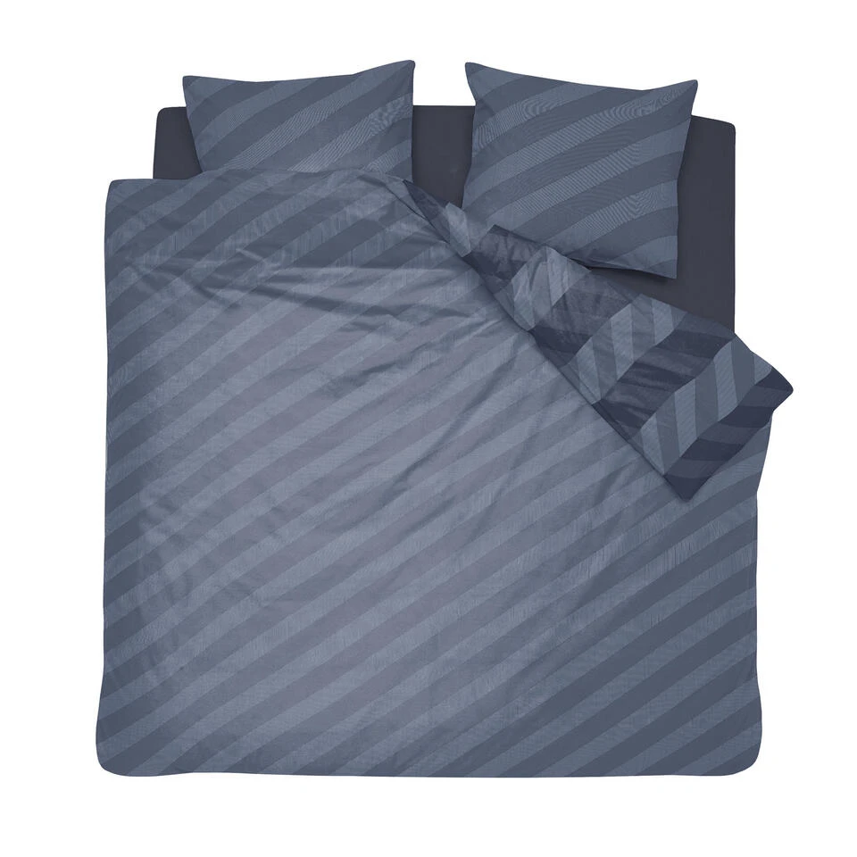 Damai Dekbedovertrek Atomy - Bio Satijn - 240x200/220 Cm - Graphite 4 Damai Dekbedovertrek Atomy - Bio Satijn - 240x200/220 Cm - Graphite - Afbeelding 2