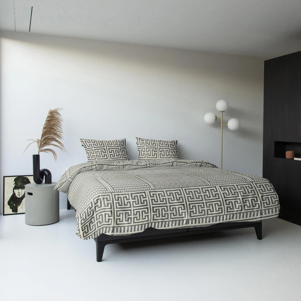 Damai Dekbedovertrek Basket - Katoen - 200x200/220 Cm - Natural 4 Damai Dekbedovertrek Basket - Katoen - 200x200/220 Cm - Natural - Afbeelding 2