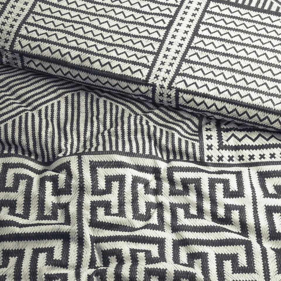 Damai Dekbedovertrek Basket - Katoen - 200x200/220 Cm - Natural 5 Damai Dekbedovertrek Basket - Katoen - 200x200/220 Cm - Natural - Afbeelding 3