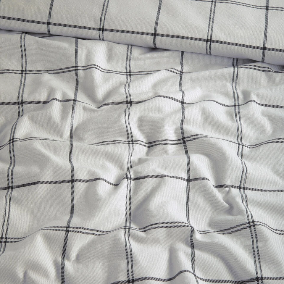 Cinderella Dekbedovertrek Kody - Flanel - 240x200/220 Cm - Off White 5 Cinderella Dekbedovertrek Kody - Flanel - 240x200/220 Cm - Off White - Afbeelding 3