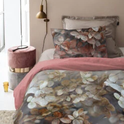 Cinderella Dekbedovertrek Annabelle - Satijn - 140x200/220 Cm - Dusty Pink -Leen Bakker Winkel 1000030582 0101