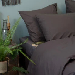 Cinderella Dekbedovertrek Weekend - Katoen - 260x200/220 Cm - Antraciet -Leen Bakker Winkel 1000030603 0102