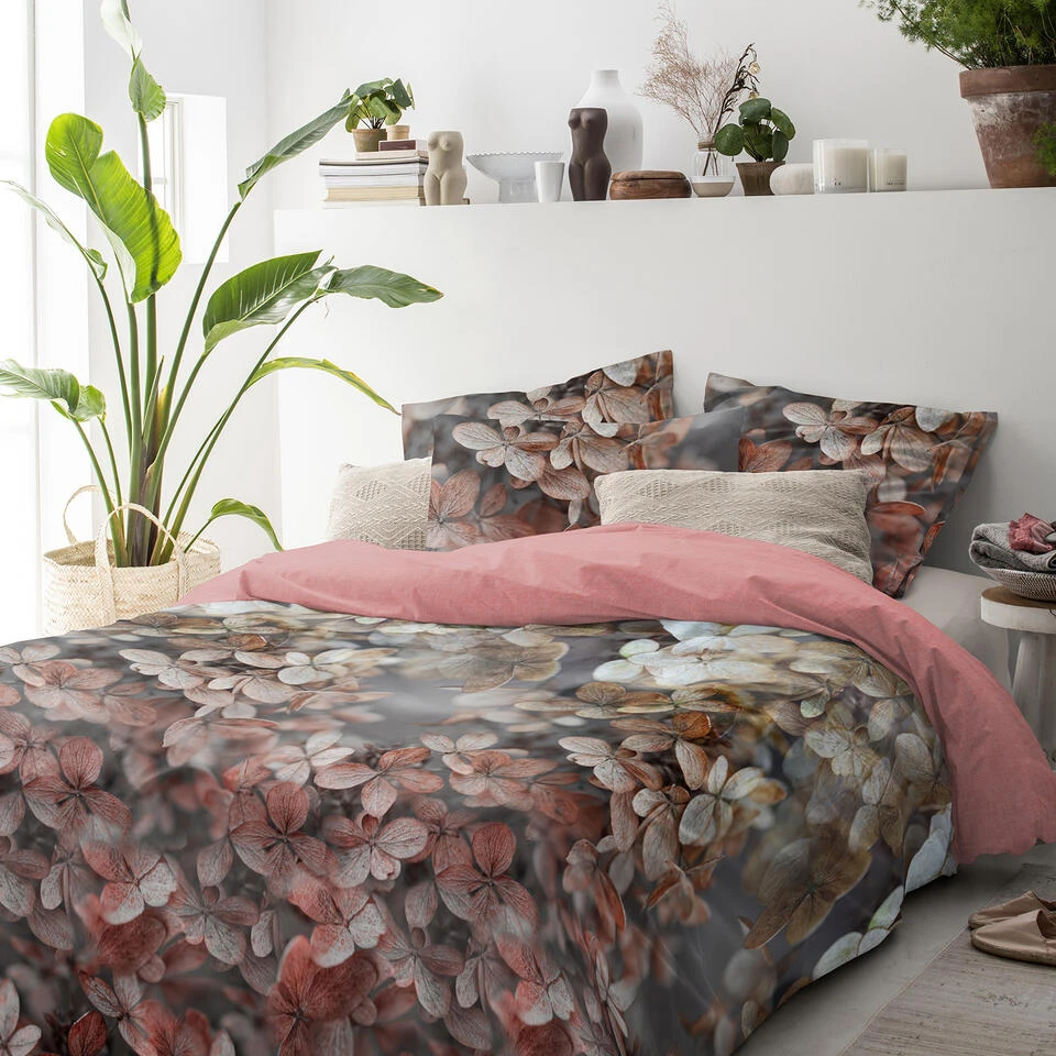 Cinderella Dekbedovertrek Annabelle - Satijn - 260x200/220 Cm - Dusty Pink 4 Cinderella Dekbedovertrek Annabelle - Satijn - 260x200/220 Cm - Dusty Pink - Afbeelding 2