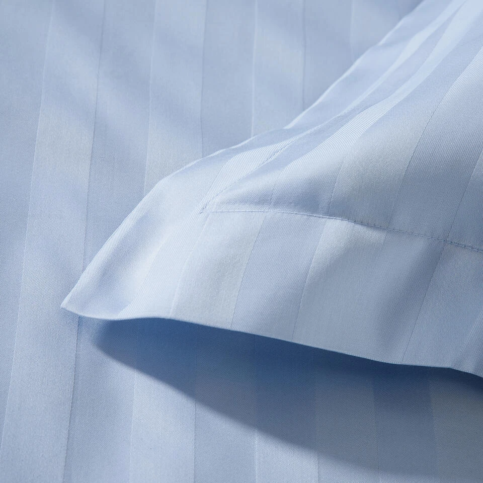 Damai Dekbedovertrek Katoen-satijn - 140x200/220cm - Blauw 5 Damai Dekbedovertrek Katoen-satijn - 140x200/220cm - Blauw - Afbeelding 3