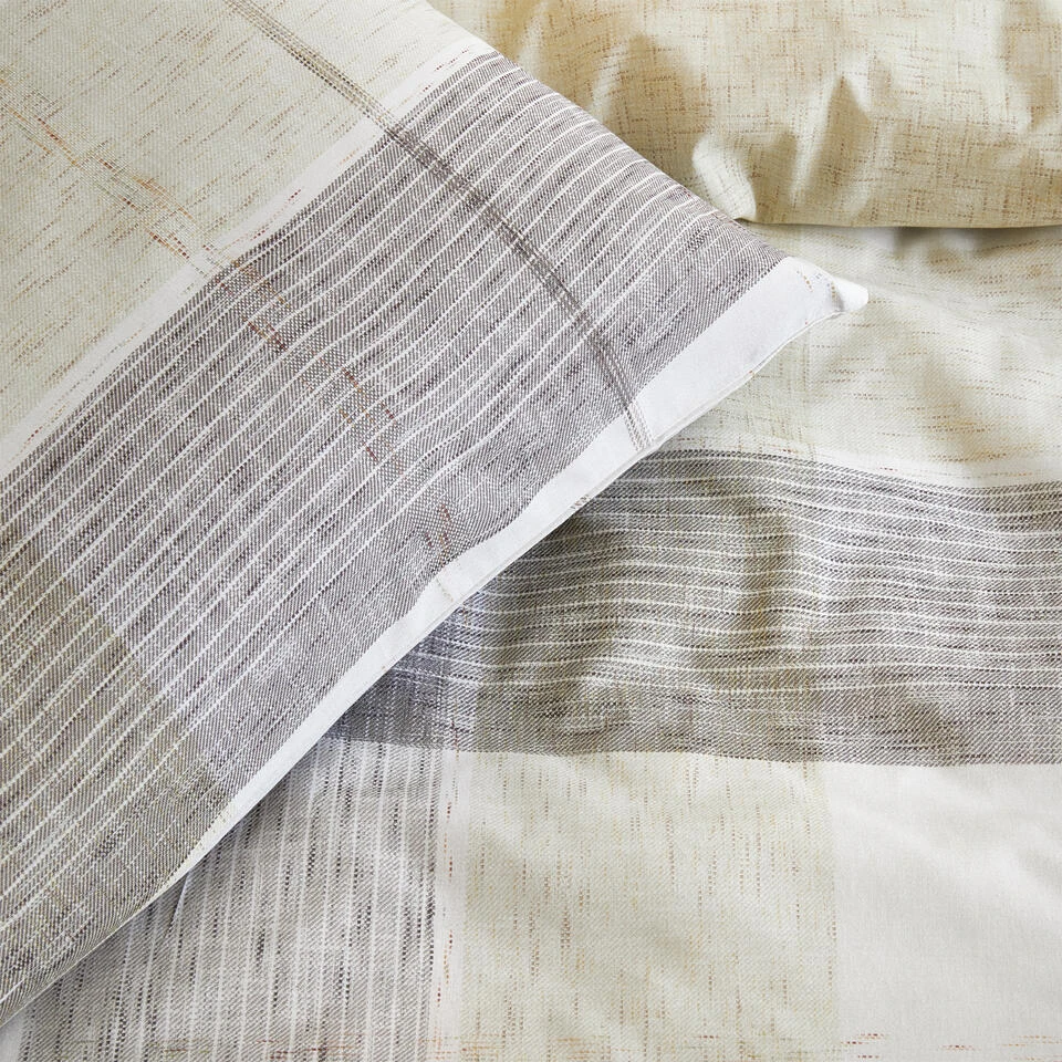 Damai Dekbedovertrek Colos - Bio Katoen - 200x200/220 Cm - Off White 5 Damai Dekbedovertrek Colos - Bio Katoen - 200x200/220 Cm - Off White - Afbeelding 3